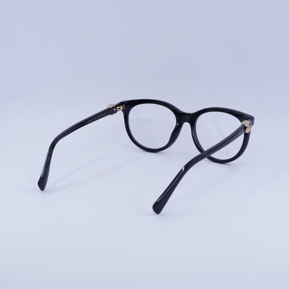 Gucci GG1074O 004 Eyeglasses Shiny Black 53mm Cat Eye Frame - Picture 9 of 10